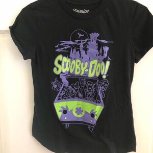 Scooby-Doo Black and Purple Kids T-Shirt